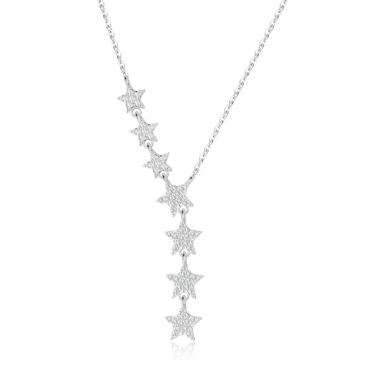 Crystal Star Necklace Silver, Gold, Rose Gold KYERLYN