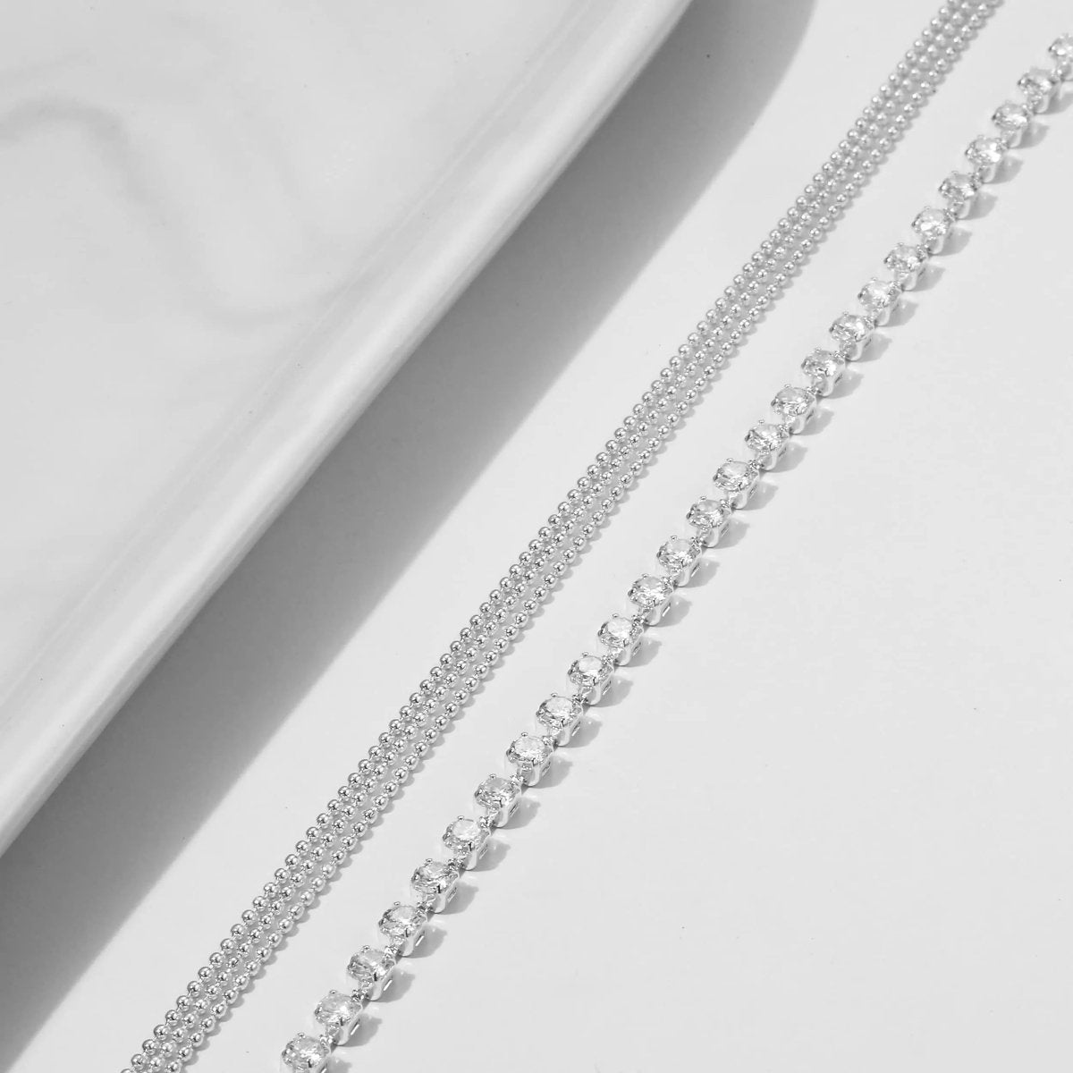 Kyerlyn Dainty Layered Anklets for Women - KYERLYN