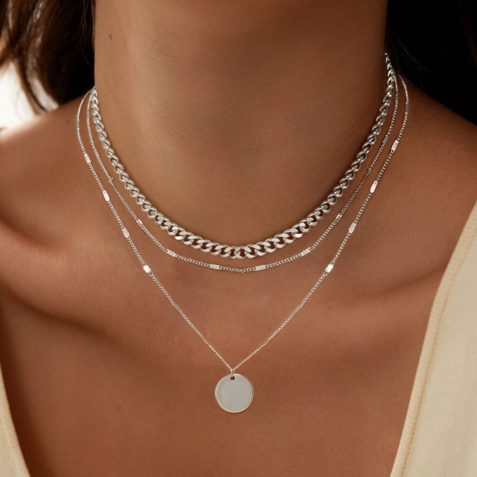 Kyerlyn Layered Pendant Necklaces Kyerlyn